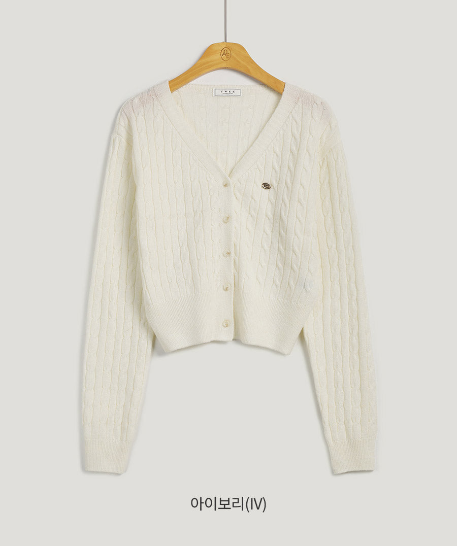 Sweetie Angora Knit Cardigan
