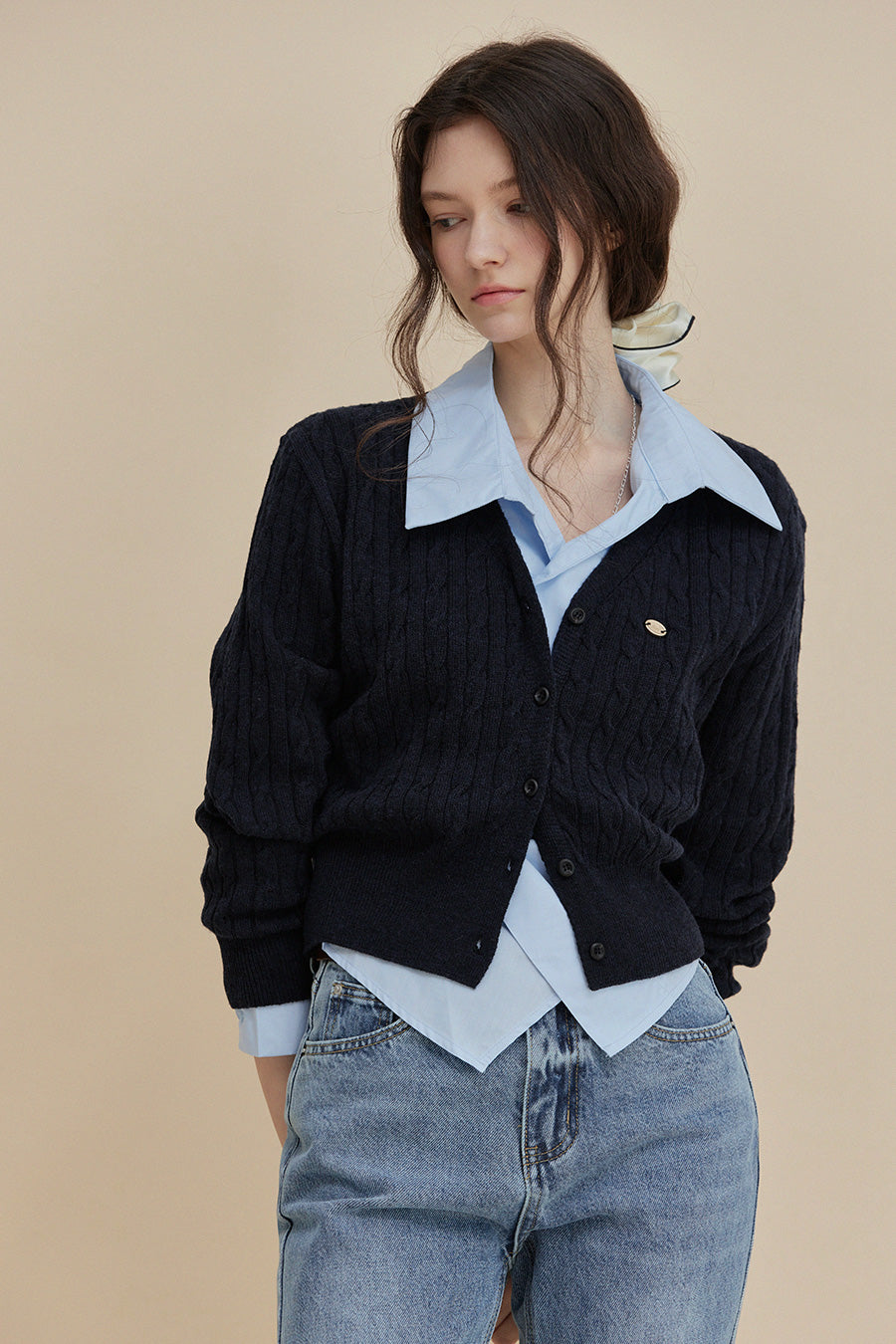Sweetie Angora Knit Cardigan