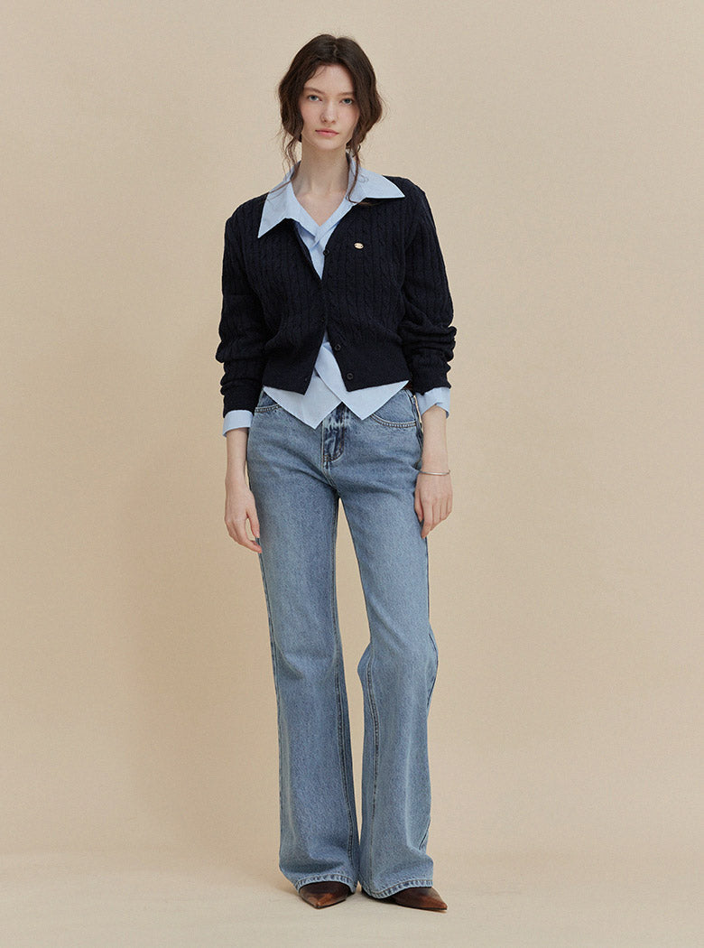 Sweetie Angora Knit Cardigan