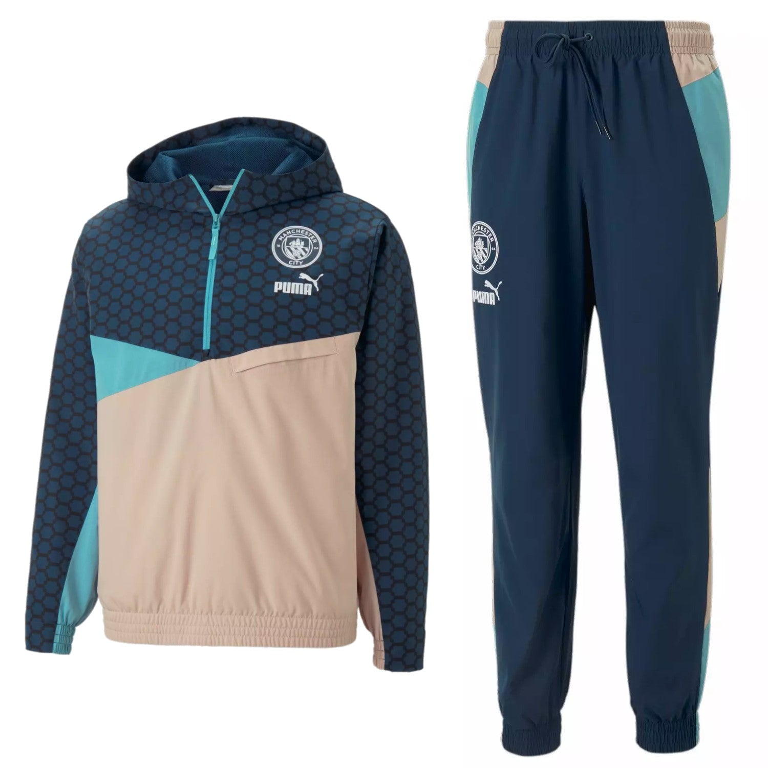 Manchester City streetwear woven presentation tracksuit 2023 - Puma