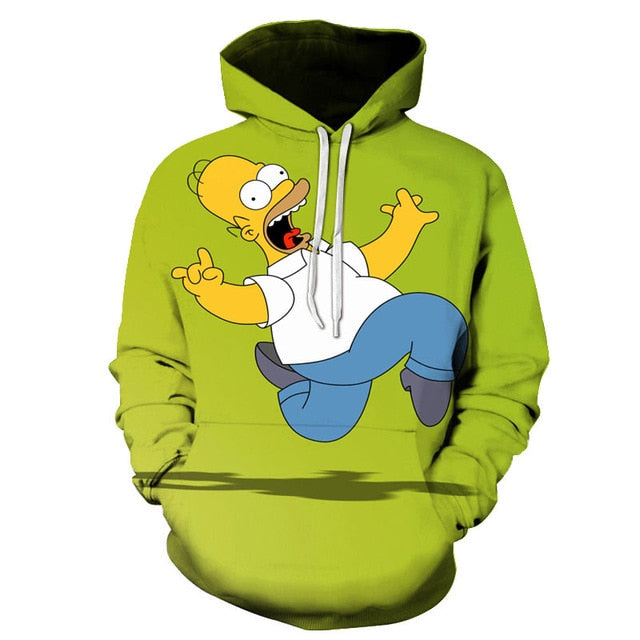 Simpson And his Son Anime Hoodie Series Men / Women Autumn and Winter Sweatshirt Hoodies