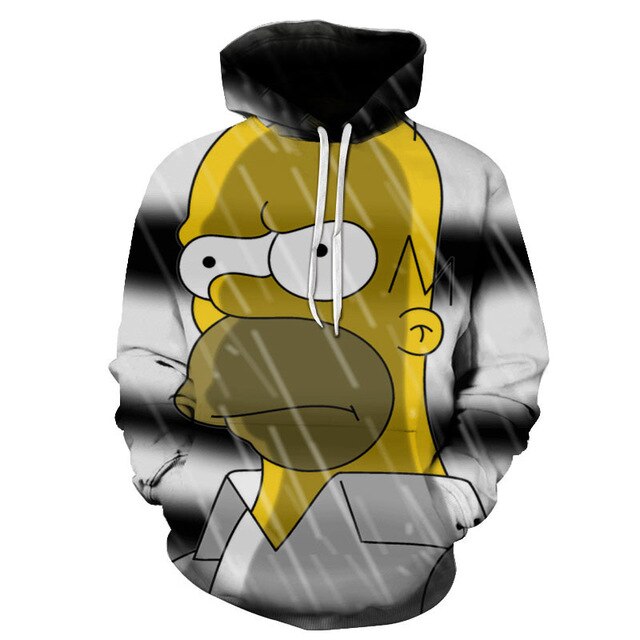 Simpson And his Son Anime Hoodie Series Men / Women Autumn and Winter Sweatshirt Hoodies